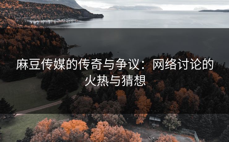 麻豆传媒的传奇与争议：网络讨论的火热与猜想  第1张